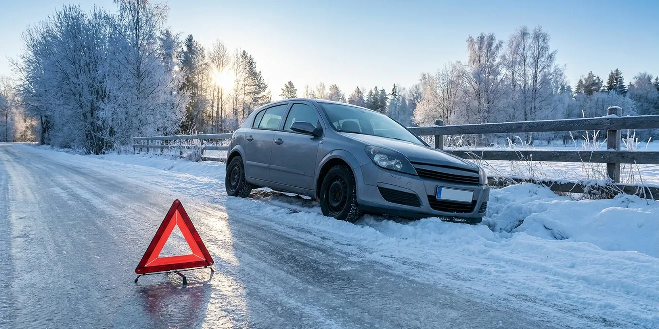 Slidens ceļš: kas atlīdzina zaudējumus, ja auto noslīd uz ledus