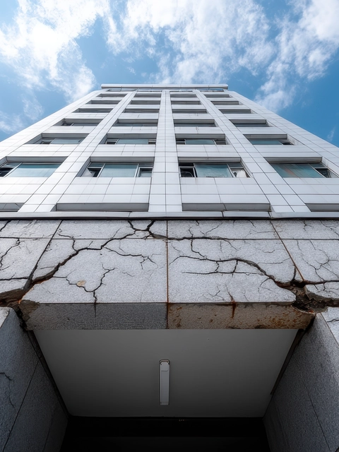 Fasādes apdares bojājumi