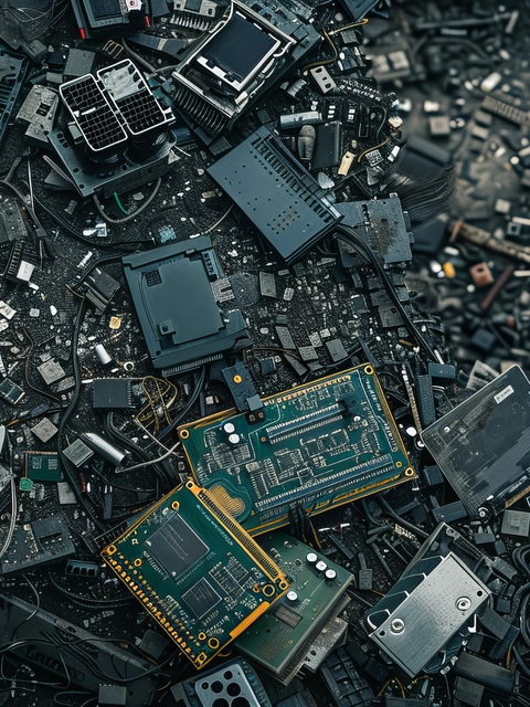 Bojātas elektronikas paletes