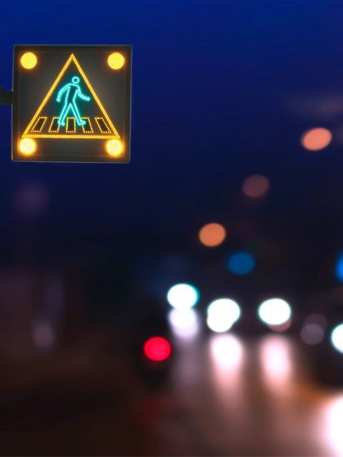 Sadursme ar gājēju pie piegādes adreses