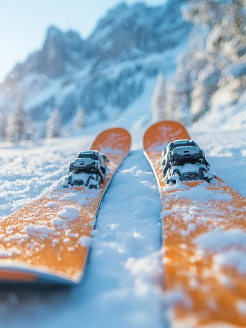 Sabojāts slēpošanas inventārs